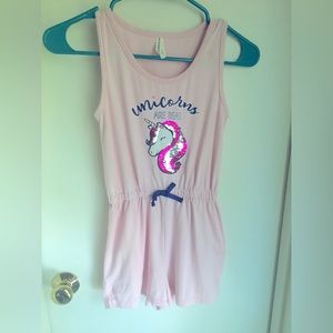 Girls romper. 10/12. Cute! Good gently used. condition.